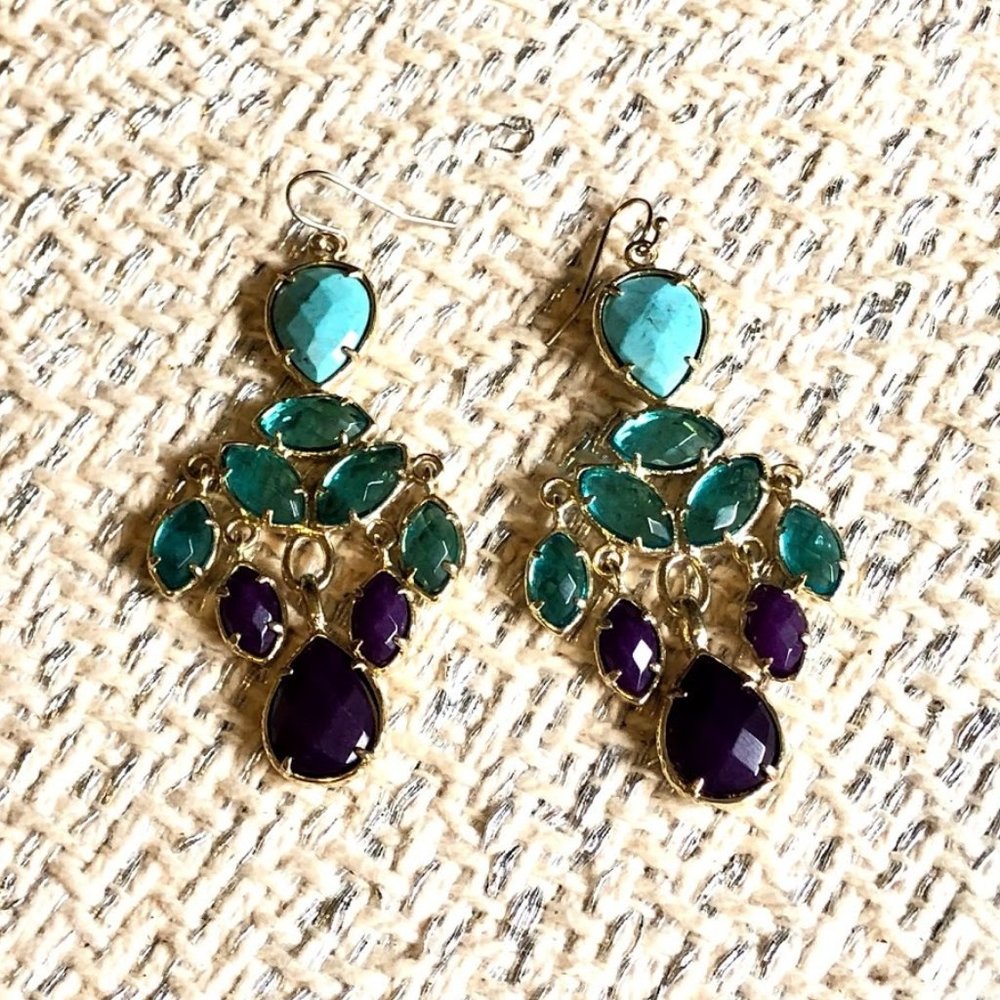 Kendra Scott Multicolored Statement Earrings